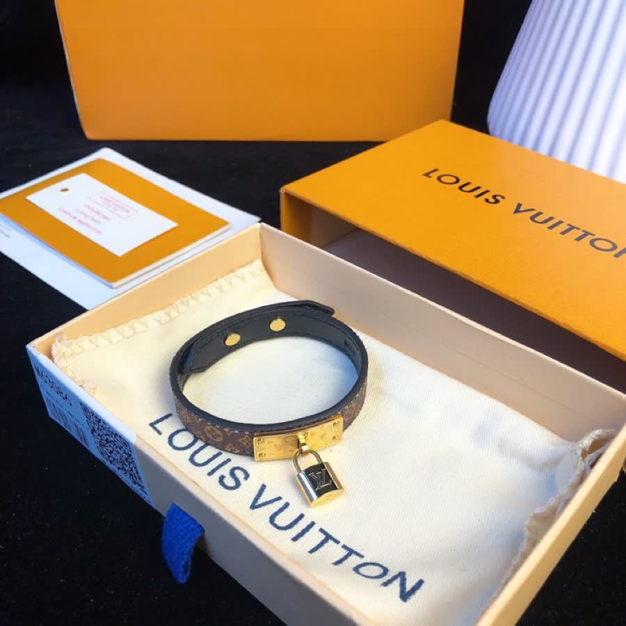Louis Vuitton Monogram Lock Bracelet